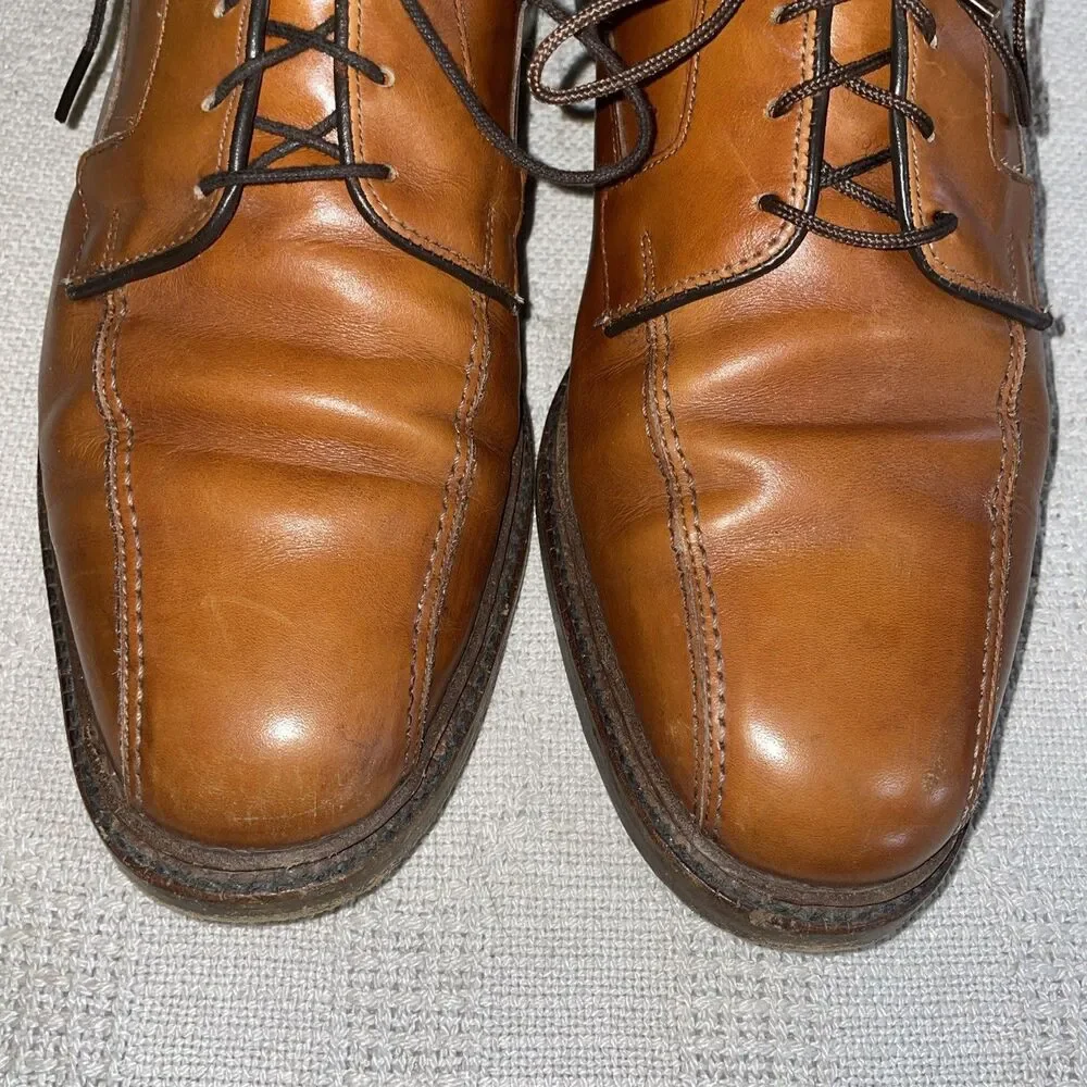 Allen Edmonds Hillcrest Men’s Casual Oxfords Size 9.5 D Brown Leather Going Out